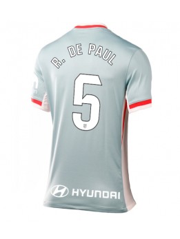 Billige Atletico Madrid Rodrigo De Paul #5 Bortedrakt Dame 2024-25 Kortermet